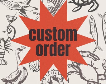SVG et PNG sur mesure, illustration personnalisée dessinée à la main pour sublimation, impression à la demande