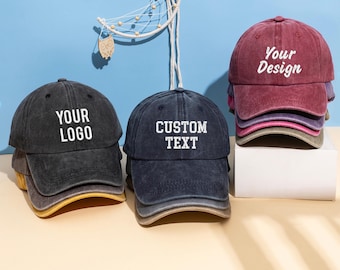 Embroidered Hat, Personalized Cap Embroidery Logo Baseball Hat, Sorority Hat Unisex Baseball Cap, Custom Your Design Caps, Bachelorette Hats
