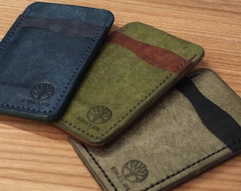 The Breeze Wallet (Vertical) | Leather Cardholder | Minimalist Cardholder | Handmade Leather Wallet | Full Grain Vegetable Tanned Leather