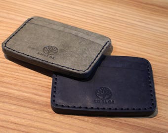 The Pebble Cardholder | Leather Cardholder | Handmade Minimalist Wallet | Full Grain Vegetable Tanned Leather | Minimalist Cardholder