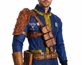 Cosplay costume with belt inspired by Fallout