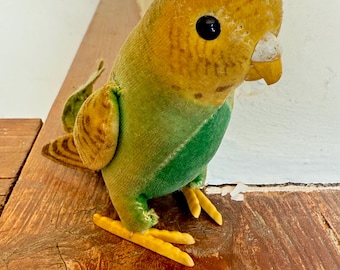 Steiff Stuffed Budgie Toy 'hansi' / Vintage 1960s - Etsy UK