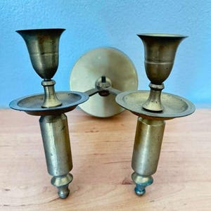 Wandkerzenhalter aus messing