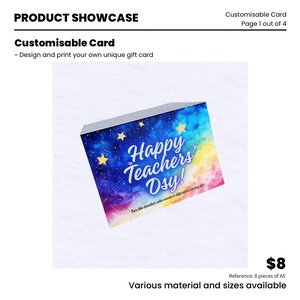 DIY aanpasbare kaarten Print huwelijksuitnodigingen Wenskaarten Cadeaubonnen Aangepaste ontwerpen Kleine oplages