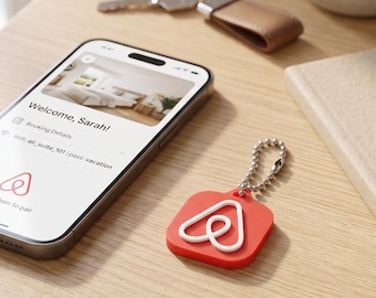 Airbnb NFC Keychain – 3D Printed Smart Host Tool, Rewritable Tag