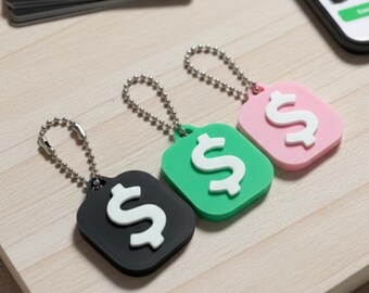 Cash App NFC Keychain – 3D Printed Tap to Pay Tag – Contactless Payment Smart Tag