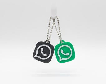 NFC WhatsApp Tag Keychain – Instant Contact, Small Business