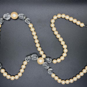 Vintage Monet Chunky Pearl Necklace