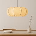 Wabi-Sabi Silk Pendant Light: Japanese Style Hanging Chandelier
