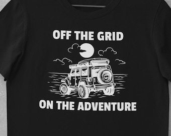 Overlanding Off-Road T-Shirt, Adventure 4x4 Graphic Tee