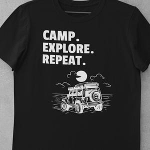 Overlanding and Off Grid Camping T Shirt, Outdoor Adventure Enthusiast Tee, Off-Roading T-Shirt, Perfect Gift for 4x4 Lover, Wilderness Fans