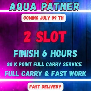 AQUA Partners '' 2 SLOT '' MONOPOLY_GO Star Wars Partners Event on JULY 09 Th ** 6 Hours Finished ** ( FastWork _ Full Carry )