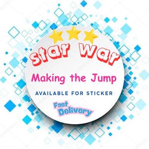 Dando o Salto - Monopoly_Go_3 Star Disponível para Adesivo - STAR WAR - Entrega Rápida