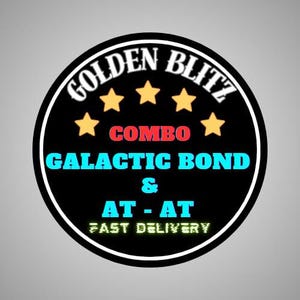 Galactic Bond & At-At "COMBO" - Monopoly_Go - 5-sterrensticker GOLDEN BLITZ - evenement op 22 juni - (snelle levering)
