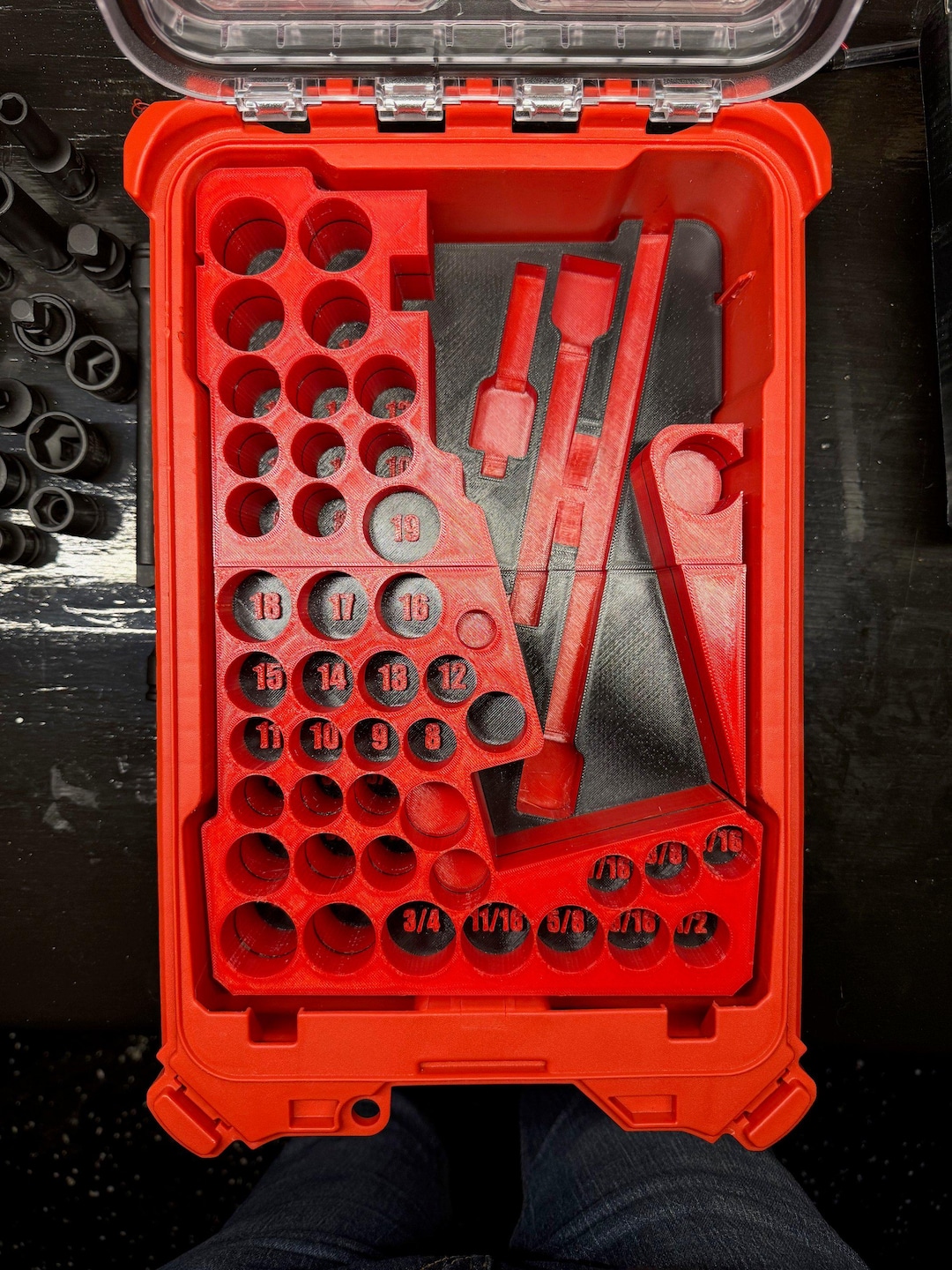 Stall R. Impact Inserts Milwaukee Packout 3/8 Stubby Impact Insert. NO TOOLS INCLUDED. - Etsy