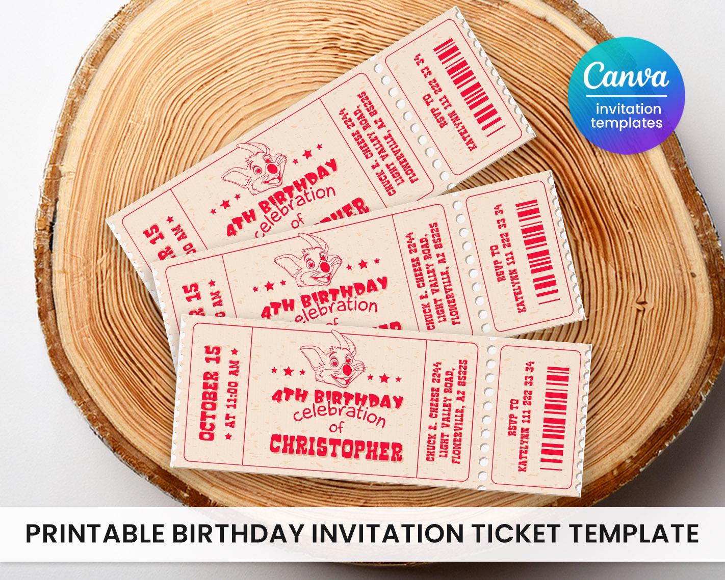 Chuck e cheese tickets - Etsy 日本