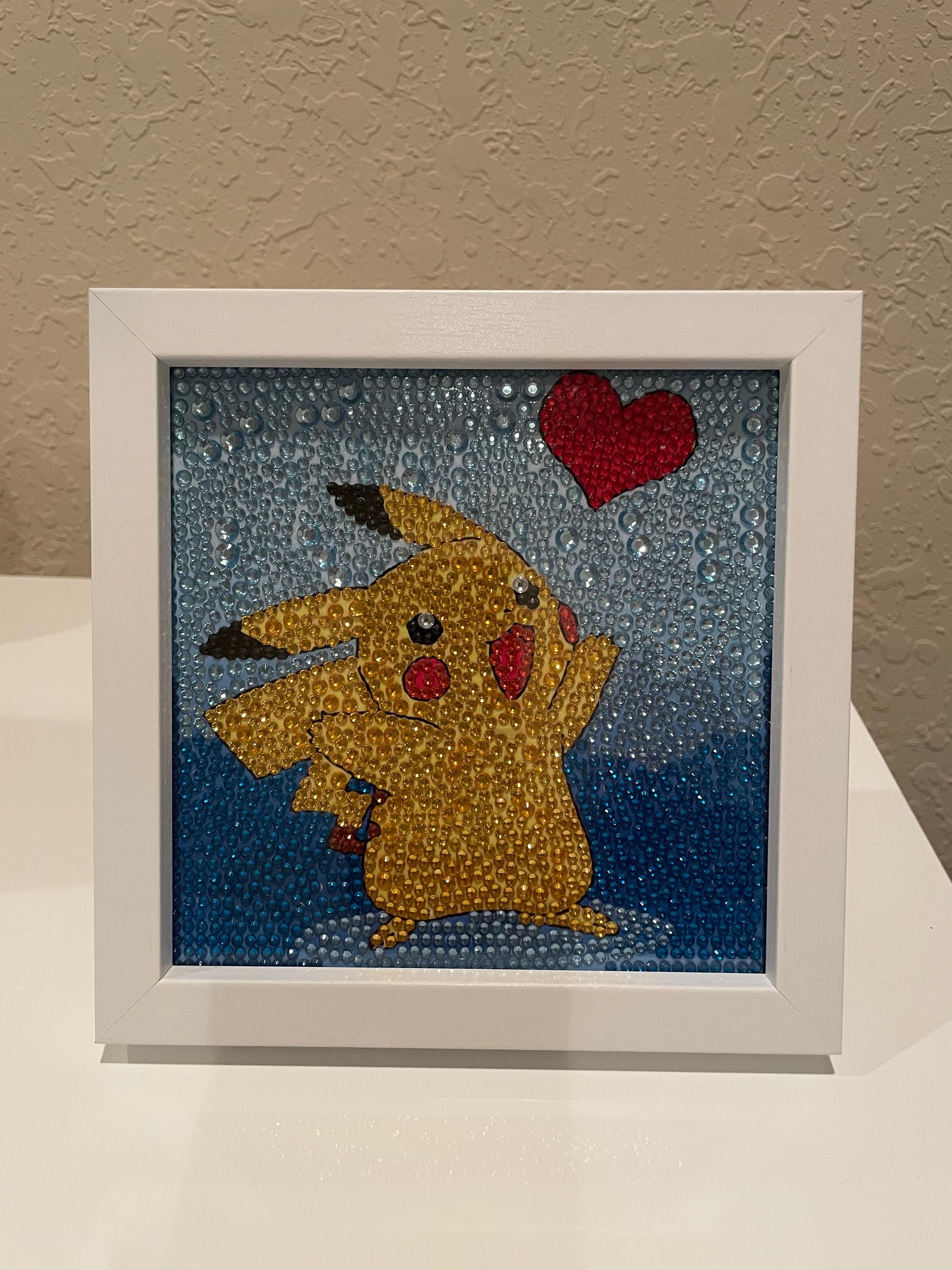 Pokémon 5D DIY Diamond Painting Pikachu Full Round Diamond Embroidery Pokémon 5D DIY Diamond Painting Pikachu Full Round Diamond Embroidery