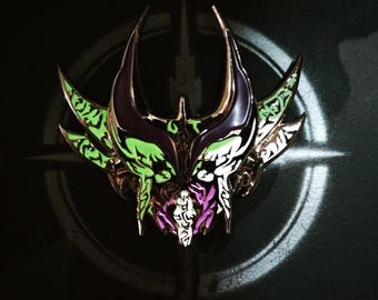 Broche de arte de luxo e ímã de geladeira, broche de esmalte Cthulhu galvanizado, broche gótico, broche cyberpunk, broche de lapela para ele, presente de joia, terror
