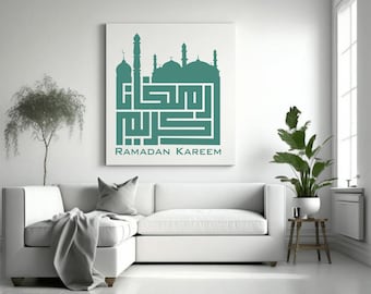 Ramadan Mubarak Bundle | Arabic Calligraphy Islamic Wall Art Digital Download