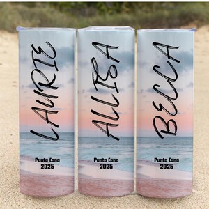 Vacation Tumblers - Beach Tumblers - Cruise Cups - Girls Vacation Tumbler - Family Vacation - Group Tumbler - Summer Tumbler