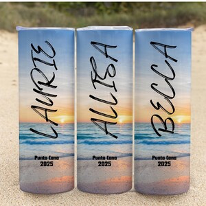 Vacation Tumblers - Beach Tumblers - Cruise Cups - Girls Vacation Tumbler - Family Vacation - Group Tumbler - Summer Tumbler