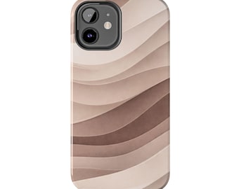 Stone Flow Case, Neutral Beige Case for iPhone & Samsung, Modern Minimalist Style Case