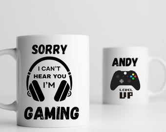 Personalized Gamer Mug - Funny Gaming Gift