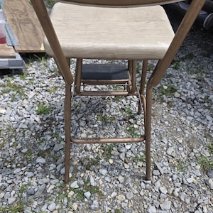 Vintage Cosco Padded Stool w/ Pull out Steps