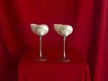 Handcrafted Seashell Wine Glasses: Beach Wedding Martini Glass|Party Goblets | Handmade Seashell Martini Glasses |Handmade Conch Cup