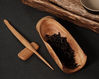 Chahe Cherry. Tea scoop for tea ceremony