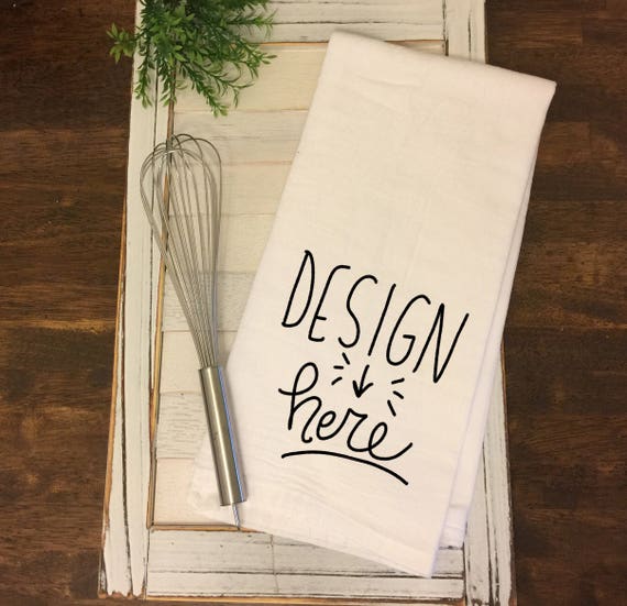 Download Kitchen Mock Up Flour Sack Towel Mockup Tea Towel Imac Psd Mockup Template Free