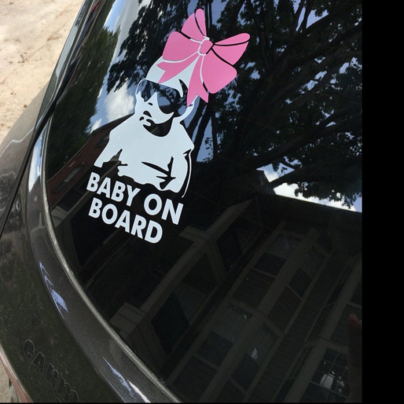 Baby Girl Decal Baby on Board Decal New Parent Gift Funny Etsy