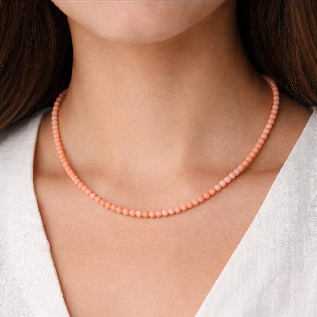 Vintage coral necklace - Etsy 日本