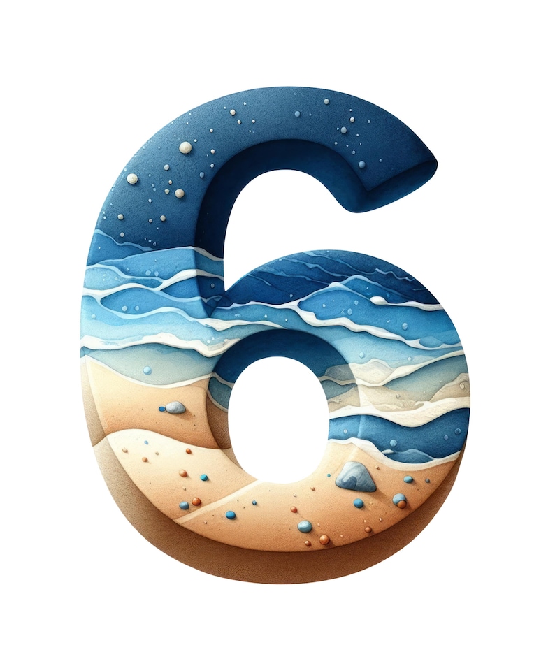 Summer Beach Doodle Alphabet & Numbers: Fun Hand Drawn Letters PNG Set ...