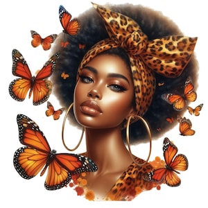 Black History Month Girls PNG: African American Kids Digital Art (Downloadable Files)  21 PNG