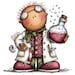 Whimsical Gingerbread Man Scientist Clipart – Funny Christmas Lab PNG ...