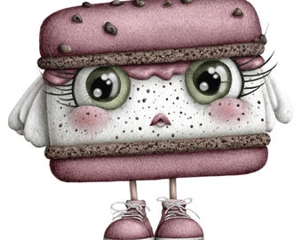 Kawaii Food Characters Clipart – Cute Snack PNG Bundle (Digital Download, Commercial Use) 49 PNG