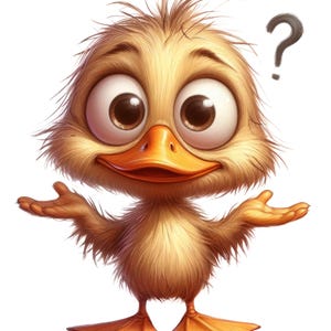 Imágenes prediseñadas de sublimación de pato loco: conjunto de PNG de animales divertidos en acuarela (descarga digital) 14 PNG