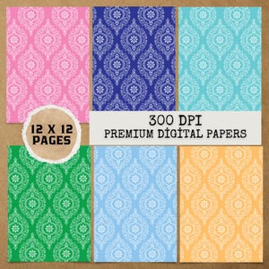 28 JPG Hand Drawn Doodle Pattern Paper Pack,Junk journal kit,Digital papers,Junk Journal Papers,Journal Paper Pack, junk journal pages
