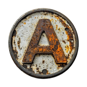 36 PNG Antique Round Metal Alphabet Sublimation Crafting,Numbers Png, Transparent Background PNG,High Resolution Images,Alphabet Png