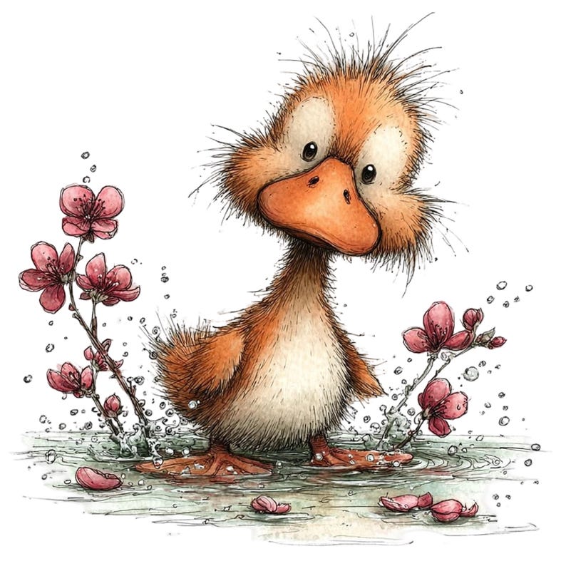 Springtime Animals Illustration Set: Seasonal Nature Character Art 30 ...