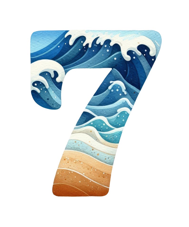 Summer Beach Doodle Alphabet & Numbers: Fun Hand Drawn Letters PNG Set ...
