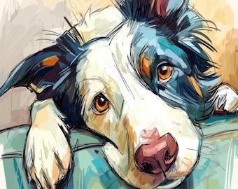 80 png-aquarel honden op de bank, transparante png-bestanden, digitale download, aquarel clipart, commercieel gebruik, kunst aan de muur afdrukken