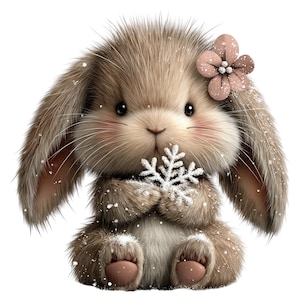 北極の動物 PNG セット: 冬の水彩画クリップアート バンドル 27 PNG