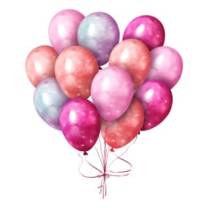 54 PNG Party Balloons Clipart,Birthday Clipart, Balloon Png, Balloons Clipart, Birthday Balloon Png, Party Clipart, Baby Shower Clipart