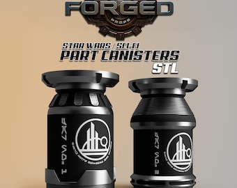 Blackspire Outpost Part Cannister Prop STL Set of 2 - Inspired by Batuu Star Wars