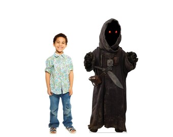 Jawa Life-Size Cardboard Cutout, Star Wars The Mandalorian Standee, Star Wars Mandalorian Alien Standee, Mandalorian Scene Prop, Fan Gift