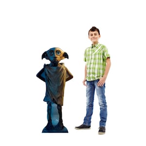 Dobby découpes en carton grandeur nature, elfe de maison taille réelle Dobby, décoration Harry Potter, présentoir de créatures magiques, idées cadeaux pour les fans de Harry Potter