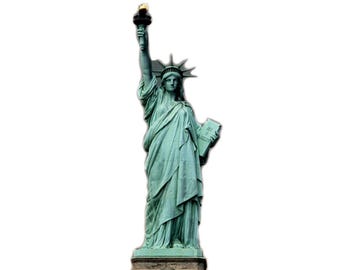 Statue of Liberty Cardboard Standee-USA Party Prop and Patriotic Decoration, Statue of Liberty Standee Cardboard Cutout for 4th of July