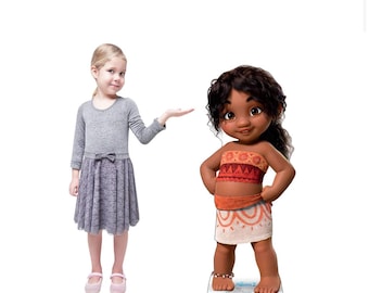 Simea Moana Cardboard Cutout, Lifesize Disney Birthday Party Prop